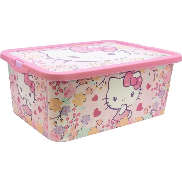 Hello Kitty Aufbewahrungsbox 13 l Kinderzimmer Box für Spielzeug – Bild 2