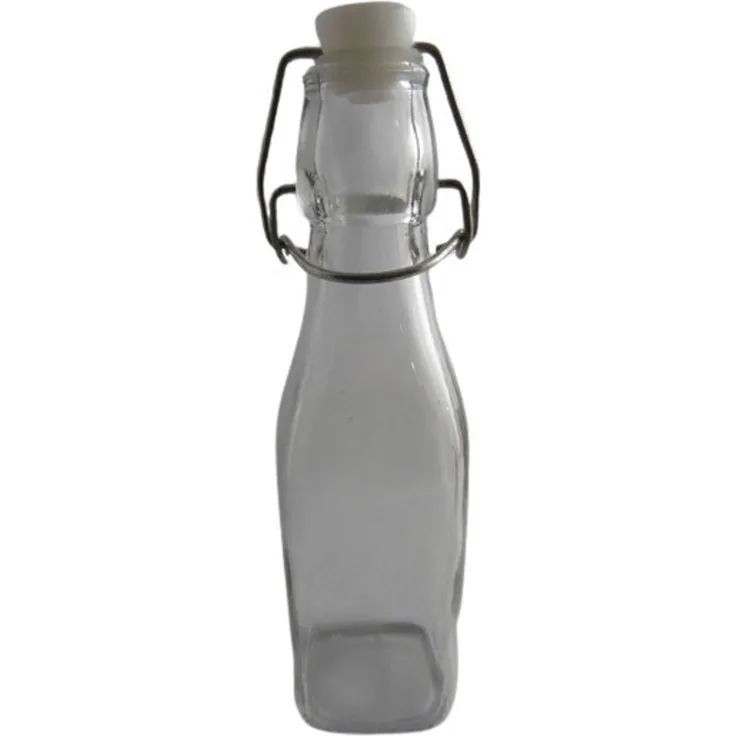 Omega Drahtbügelflasche 250 ml 5,5x5,5x20 cm