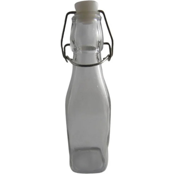 Omega Drahtbügelflasche 250 ml 5,5x5,5x20 cm