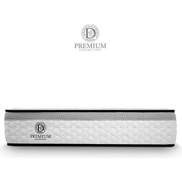 Duérmete Online Premium Viskoelastische Matratze Baros | Höhe 24 cm | Tencel Gewebe | Sanitized Behandlung, Schaumstoff, Weiß, 150x180 – Bild 5