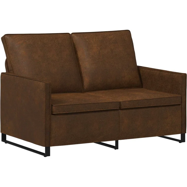 vidaXL Sofa-Set 2 pcs Braun Kunstwildleder 3433118 – Bild 3