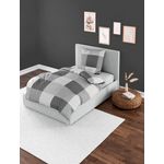 Bierbaum Bettwäsche 6277, Renforcé, 100% Baumwolle, designed in Germany, silber 15, 135x200 + 80x80 cm