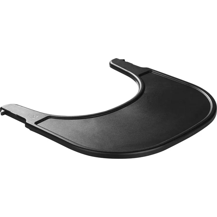 Hauck Hochstuhltablett Alpha Click Tray, Black, Kunststoff, aus recyceltem Material
