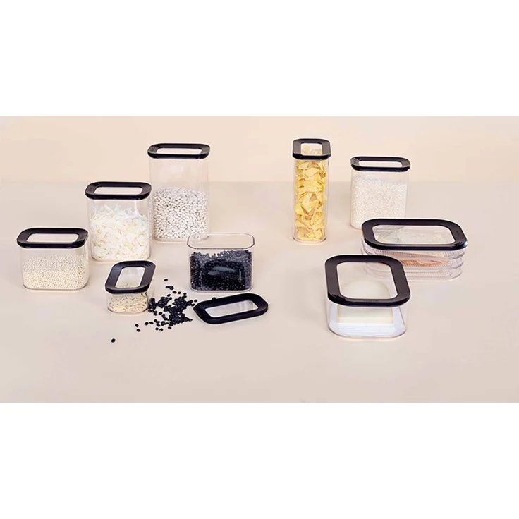 Mepal MODULA Vorratsdose 1500 ml 4er Set schwarz – Bild 4