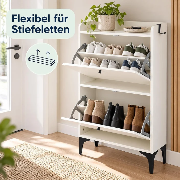 Relaxdays Schuhkipper 2 Fächer – Bild 6