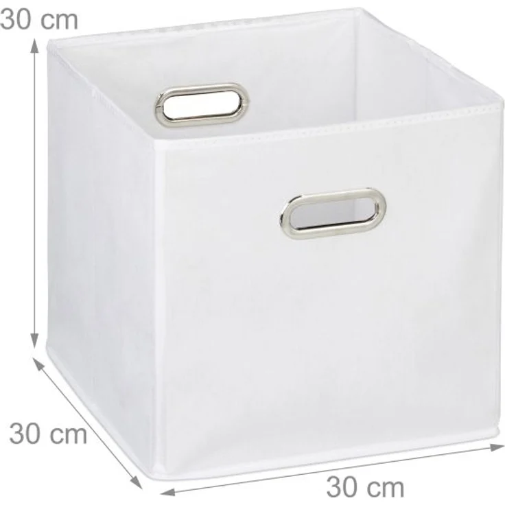 Aufbewahrungsbox Stoff 2er Set – Bild 4