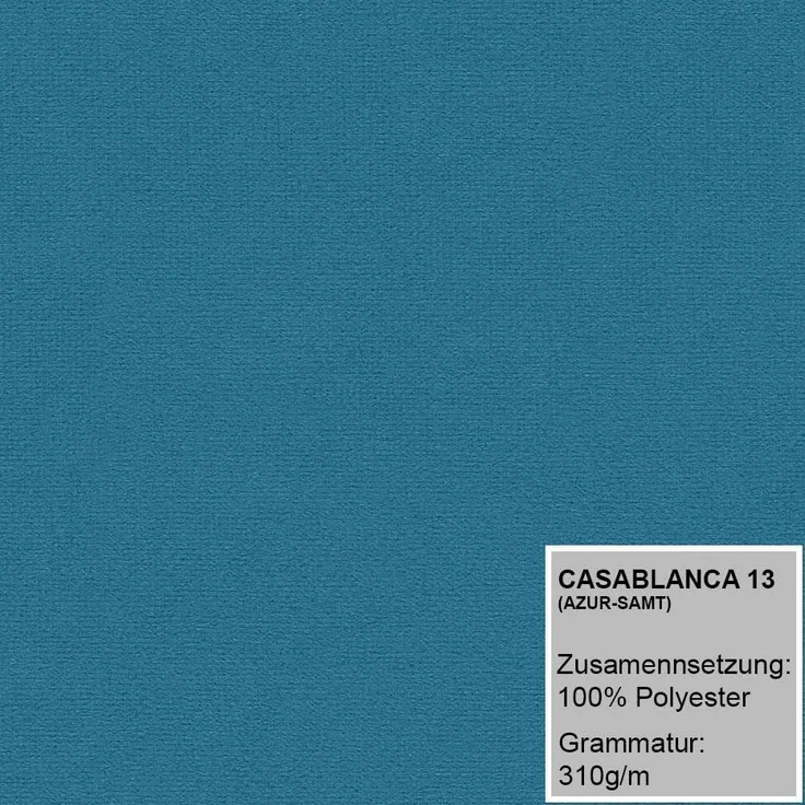 Polsterbett VIGI 120x200 mit Matratze, Bettkasten und Lattenrost. Farbe: Azur 13 – Bild 4