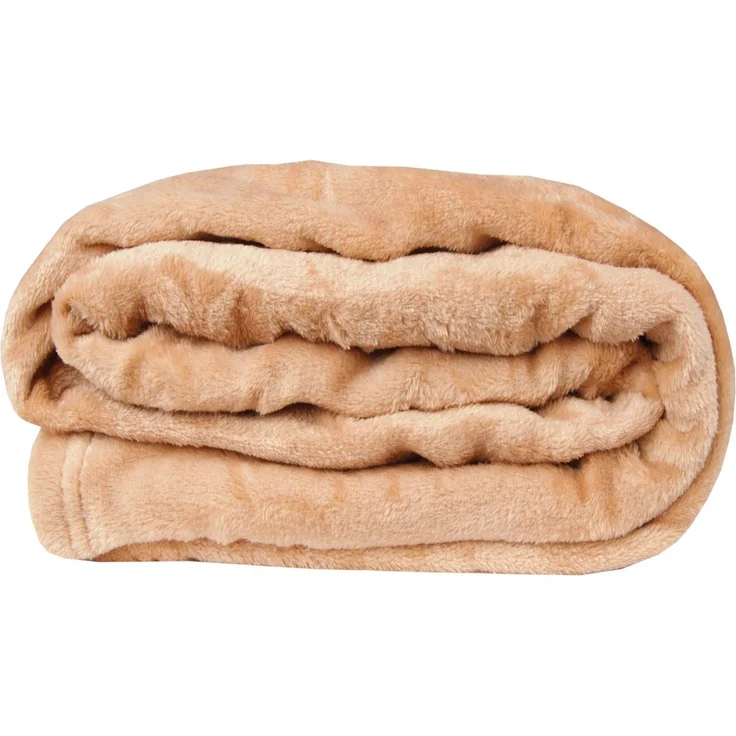 Kuscheldecke "Celina" Nougat 70x100 cm – Bild 7