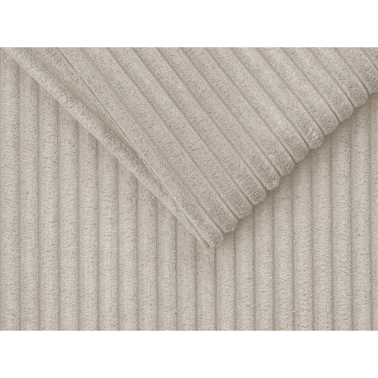 Vente-unique - VIZIR Sofa SamtStoff Beige - B 223 cm94 cm x H 110 cm95 cm x L 196 cm – Bild 4