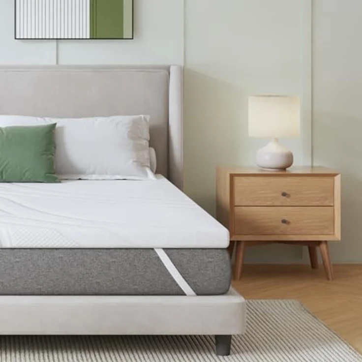Novilla Matratzen Topper 180x200 5cm Höhe Gel Topper Memory Foam MatratzenTopper für Boxspringbett Wohnwagen Schlafsofa Matratzenauflage Bezug Waschbar Oeko-TEx – Bild 12