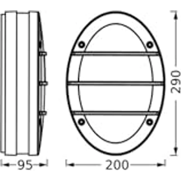 Osram ENDURA CLASSIC ORBICK W Außenleuchte, Wandleuchte, E27-Fassung, dunkelgrau, Aluminium, schnelle & einfache Installation, mattierter Diffusor, IP65 Schutzklasse, Anwendung im Außenbereich – Bild 7