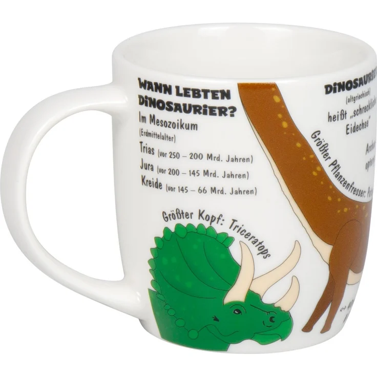 KÖNITZ 1172673025 Kid's Wissen Dinos 230 ml aus Porzellan / Kinderbecher – Bild 5