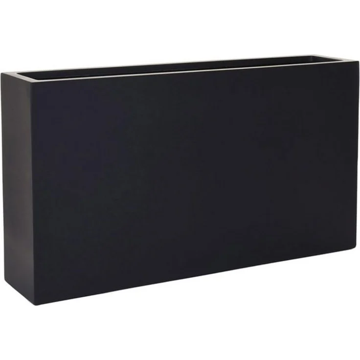 VIVANNO Pflanzkübel Fiberglas ELEMENTO SLIM Kasten, Anthrazit Matt 90 x 20 x 50 cm – Bild 4