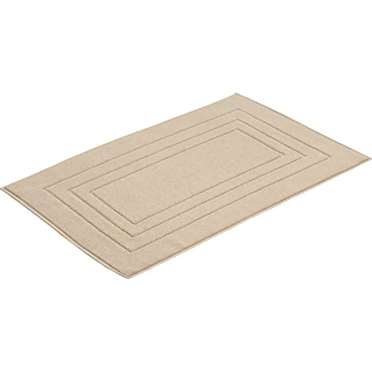 Vossen Badematte Feeling Tibet 6100, strapazierfähiger Badvorleger aus 100% Baumwolle, nude, geeignet für Fußbodenheizung – Bild 2