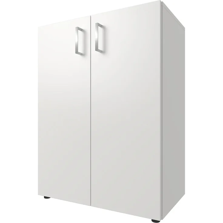 Möbelando 'Trio' Aktenschrank, Holz weiß, 77 x 34,5 x 57 cm