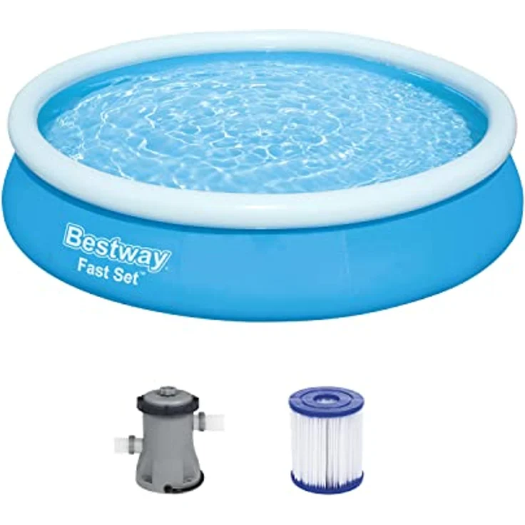 Bestway Fast Pool Set mit Filterpumpe 366x76 cm 57274 – Bild 2