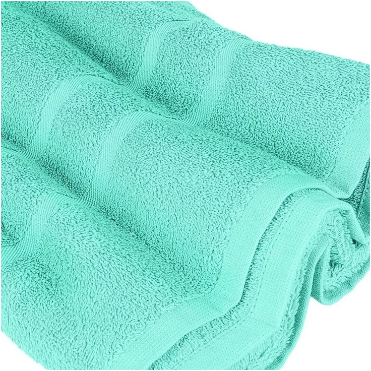 Badetuch 4er Set Premium Frottee Badetücher 100x150 cm MINT 500g/m² aus 100% Baumwolle (4 Stück) Frottee 100x150 Badetuch – Bild 4