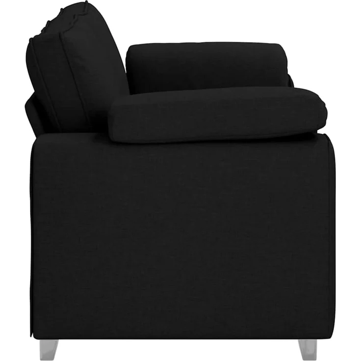 vidaXL Zweisitzer-Sofa Schwarz 180 cm Stoff 4105229 – Bild 6