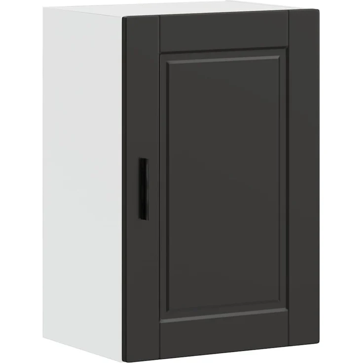vidaXL Küchen-Hängeschrank Porto Schwarz Holzwerkstoff 854028 – Bild 2