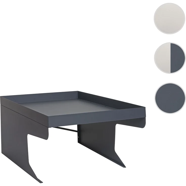 Mendler 'HWC-G60 XL' Mähroboter-Garage mit Pflanzkasten, Metall, 47 x 70 x 100 cm, Anthrazit – Bild 9