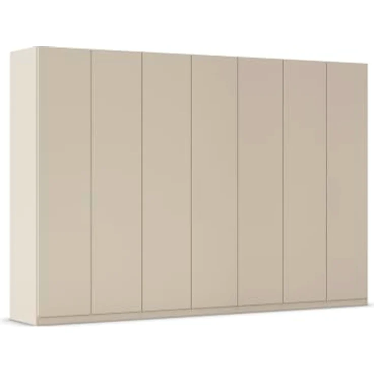 Rauch Möbel LUNIK, Kleiderschrank, Farbe Beige, Breite 315 cm | Schrank mit patentiertem Schnellmontagesystem, 7-türig, Push-to-open-Funktion, Zubehör Classic, Schlafzimmer, Ankleide – Bild 1