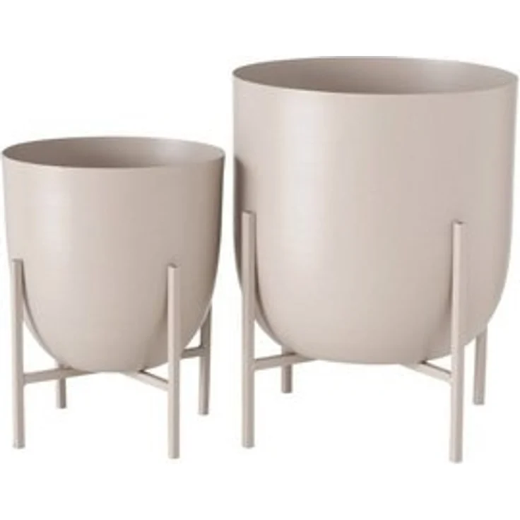 Blumentopf aus Metall KILANA, 2er-Set – Bild 6