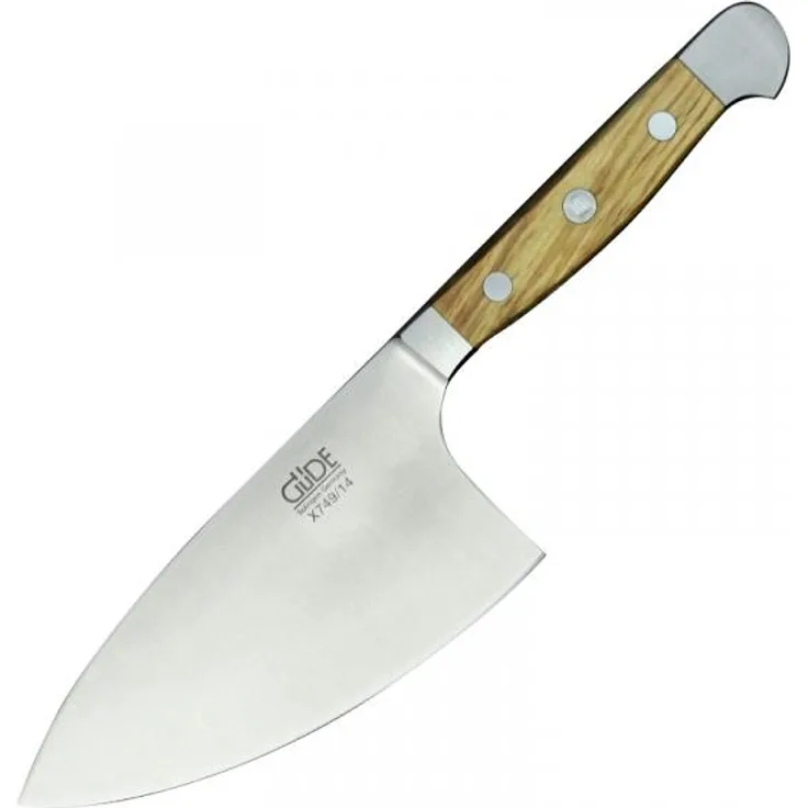 Kräutermesser „Shark“ X749/14 von GÜDE, Serie Alpha Olive, 14 cm Klinge