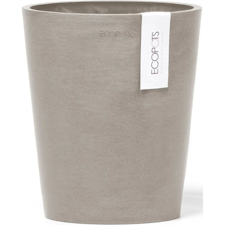 ECOPOTS Blumentopf Morinda Orchidee 17 Taupe, für den Innenbereich – Bild 1
