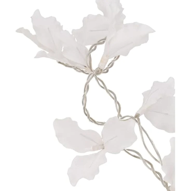 Guru-Shop LED-Lichterkette Exotische Lotusblüten, Blüten LED Lichterkette.. – Bild 4