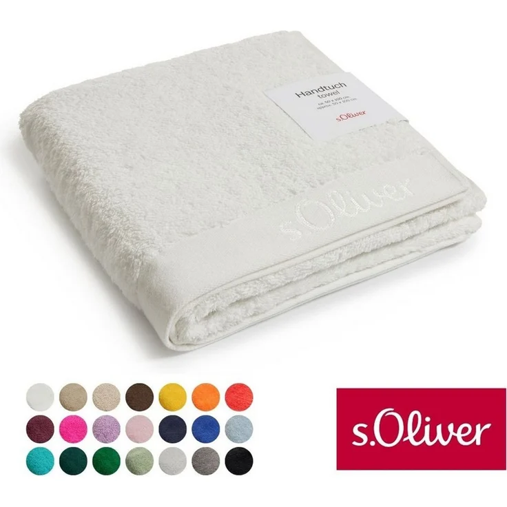 s.Oliver Handtuch s.Oliver, Premium Qualität, 600 gr/m², auch als Sets erhältlich, Walkfrottier (1-St), große Farbauswahl, auch als Duschtuch, Waschhandschuh, Gästetuch – Bild 1