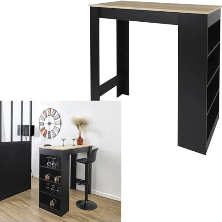 HOME DECO FACTORY Rollcontainer Büro 3 Schubladen Abschließbar Weiß – Bild 9