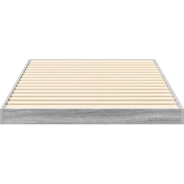 vidaXL Bodenbettrahmen, Holz Graues Sonoma, 86,5x190 cm – Bild 6