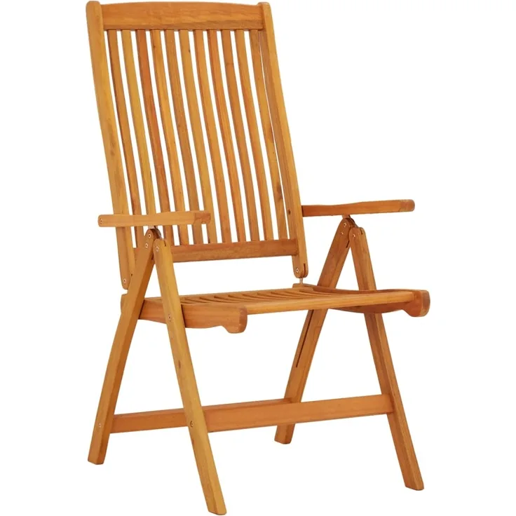 vidaXL Klappbare Gartenstühle 2 Stk. Massivholz Eukalyptus 316069