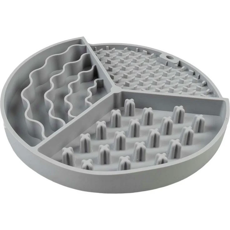 DUVO+ Napf Duvoplus Anti-Schlingnapf Triple - grau – Bild 1