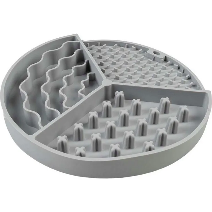 DUVO+ Napf Duvoplus Anti-Schlingnapf Triple - grau