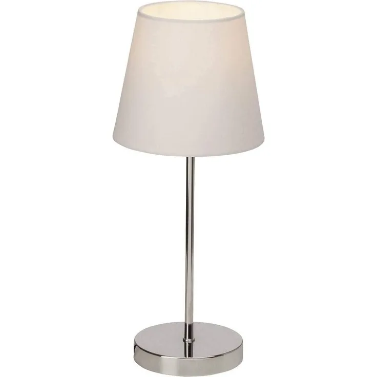 Brilliant Leuchten No. 94874-05 Tischleuchte Kasha mit Touchschalter E14 chrom weiß