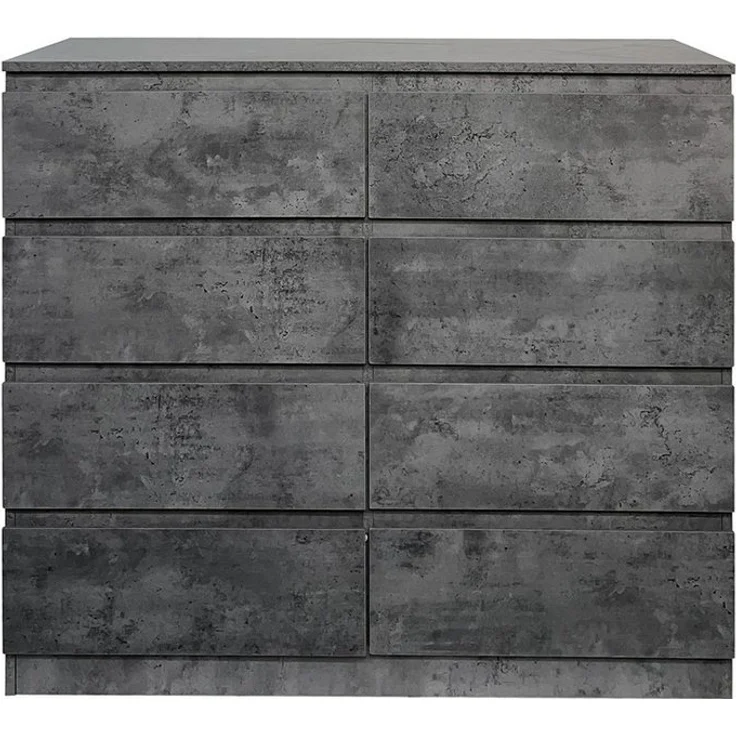 HTI-Living Kommode Kommode 8 grifflose Schubladen Thekla Beton (Stück, 1 St, 1 Kommode), Sideboard – Bild 3