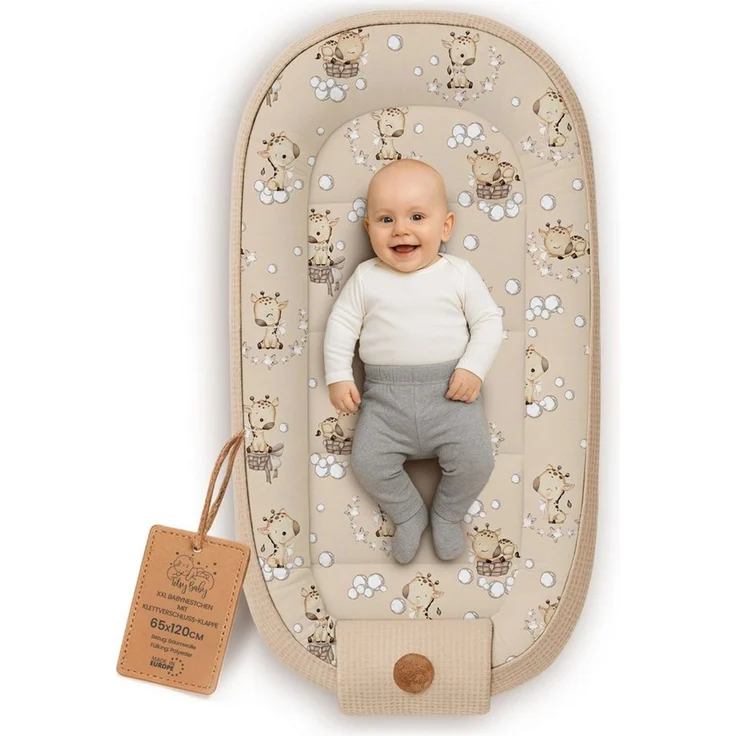 Totsy Baby Nestchenschlange Babynest Neugeborene Nestchen Baby - Kokon Handmade – Bild 1