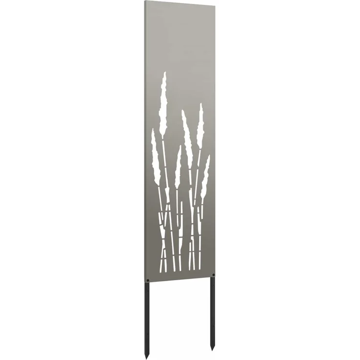 vidaXL Garten Sichtschutz-Leinwand Rostig 32 x 140 cm Wetterfeststahl 876244 – Bild 5