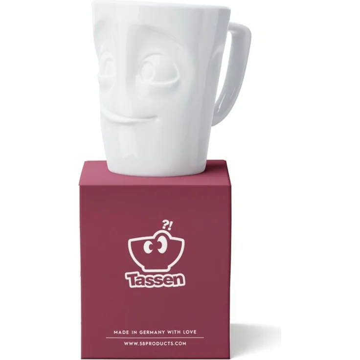 TV Tasse Kaffeebecher 95 Henkelbecher Maximug Bereit weiß – Bild 2