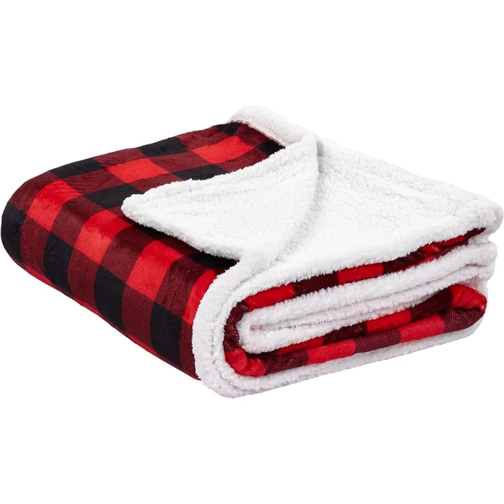 Kuscheldecke LIQUORICE 150 x 200 cm Rot – Bild 1