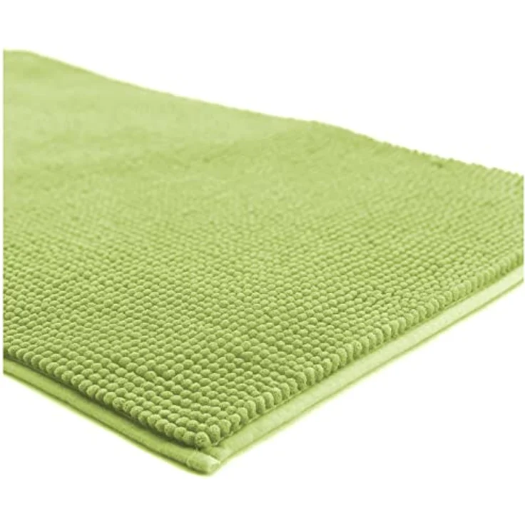 heimtexland Badematte Badvorleger Chenille Badteppich Duschvorleger, rutschhemmend beschichtet, Fußbodenheizung geeignet, fußbodenheizungsgeeignet, saugstark, schnell trocknend, strapazierfähig, rutschfest, Polyester, rechteckig, 45x50 cm, Hochflor, su... – Bild 4