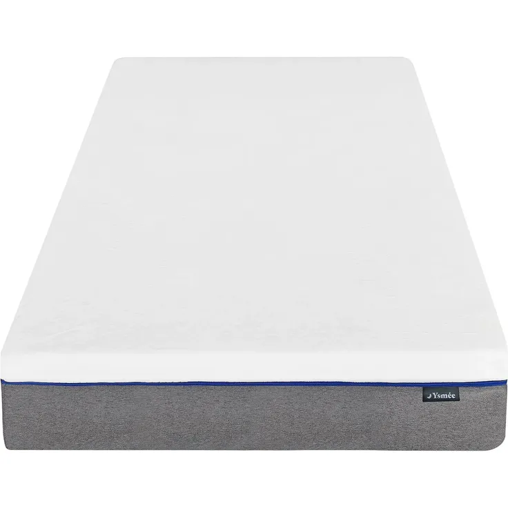 Relaxbett elektrisch mit Tellermodulen + Matratzen mit Memory Schaum - 2 x 80 x 200 cm - Eichefarben - HESIODE III von DREAMEA – Bild 6