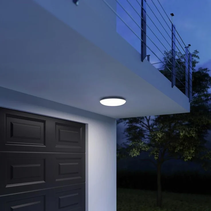 Steinel 'DL Vario Quattro S' Außenleuchte 360° Sensor-Deckenleuchte, weiß – Bild 2