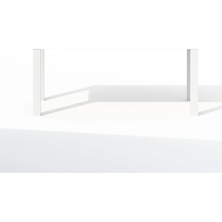 Furinno Simplistischer Moderner TV-Ständer, TV-Tisch, Weiß – Bild 6
