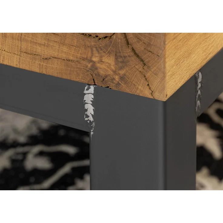 Bank Wildeiche 160x35x45 natur geölt VILLANDERS #123 – Bild 5