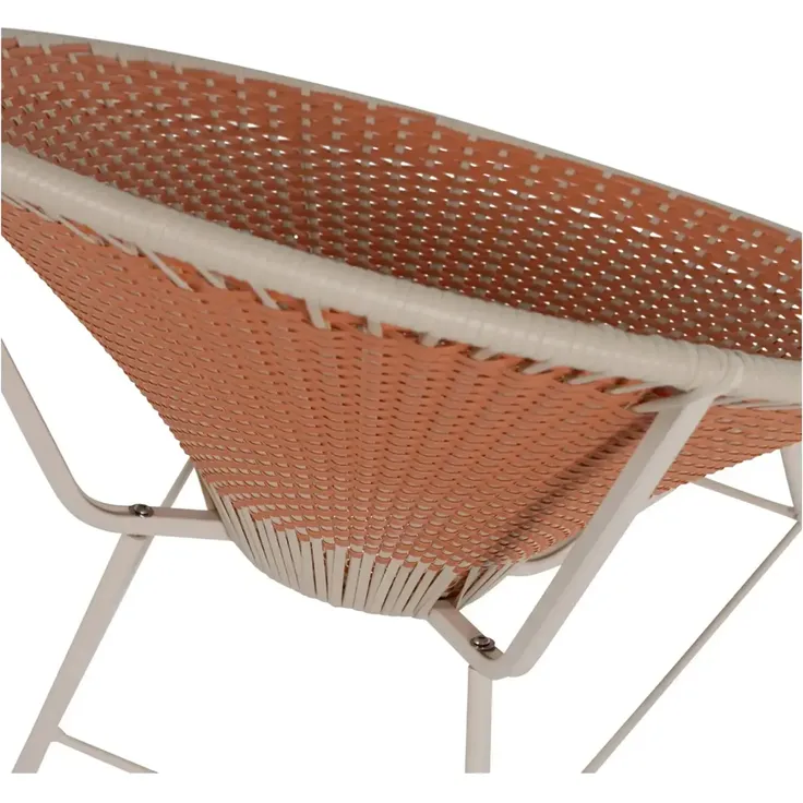 Gartensessel Kazoun - Wicker & Metall, Orange – Bild 7