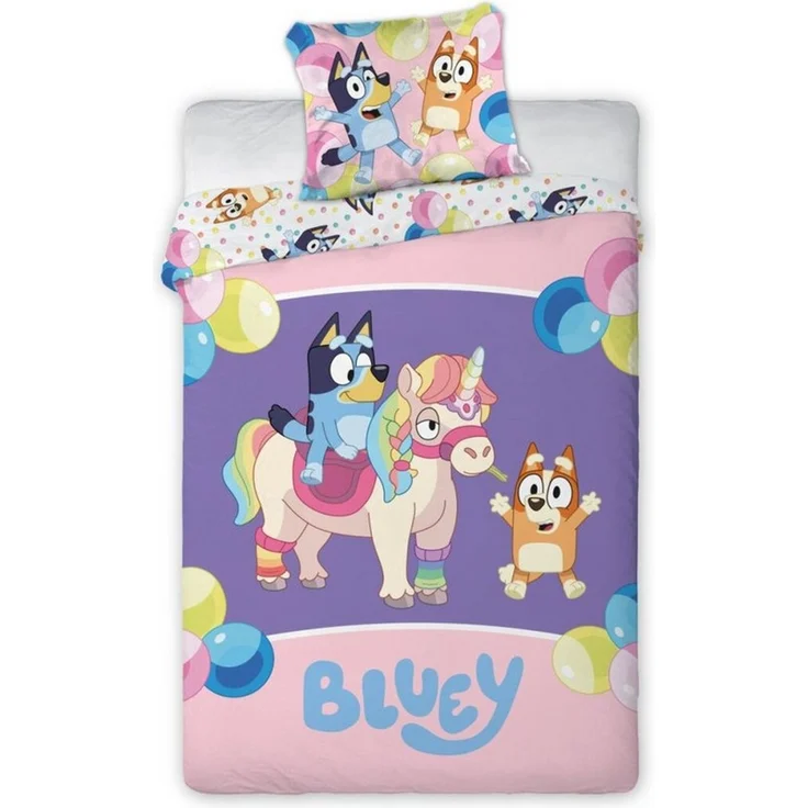 Bluey Kinderbettwäsche Bluey Magical Party Kinderbettwäsche 100x135cm – Bild 2