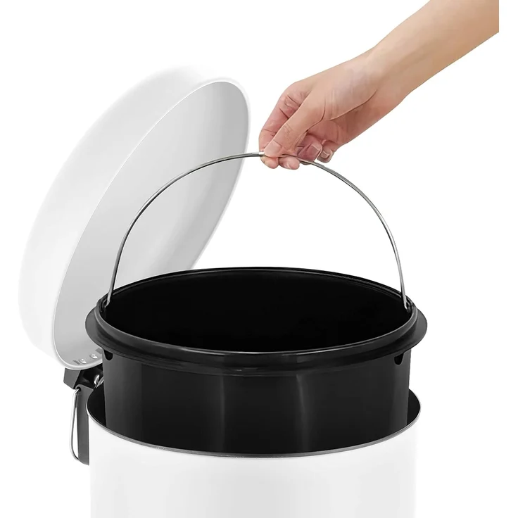 Ribelli Mülltrennsystem Mülleimer, 30 L, weiß, Ø 30 x 69,5 cm – Bild 5