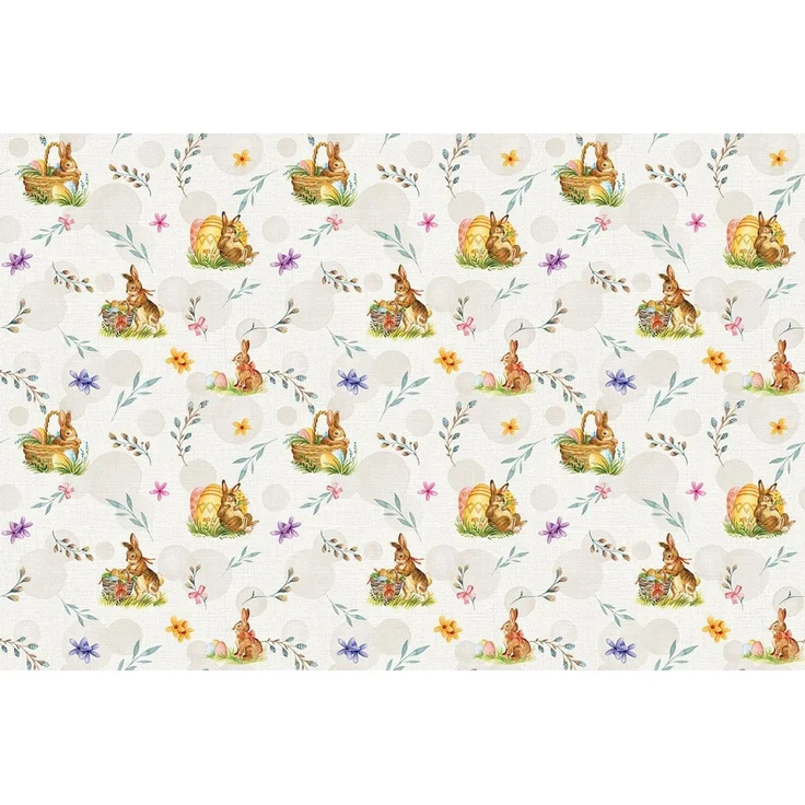 texpot Tischdecke Wachstuch Osterhase bunt Ostern abwischbar (1-tlg) – Bild 1